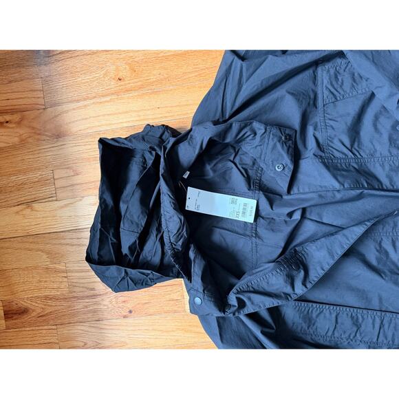 UNIQLO U lightweight Long Coat Women US XXS oversized black - Picture 3 of 5